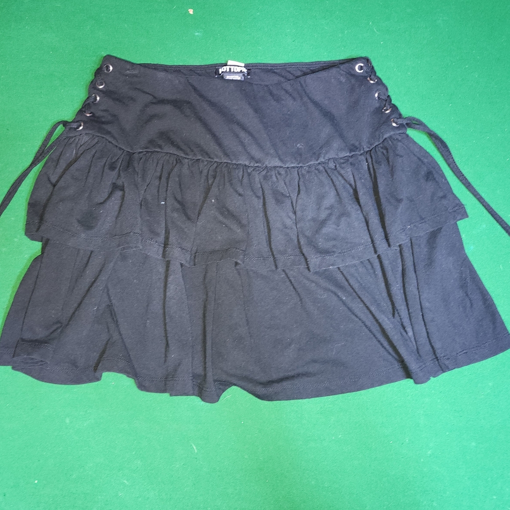 Hot Topic Black Bubble Mini Skirt